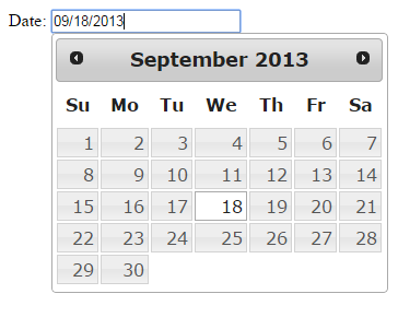 Jquery Ui Datepicker Calendar With 9 Examples