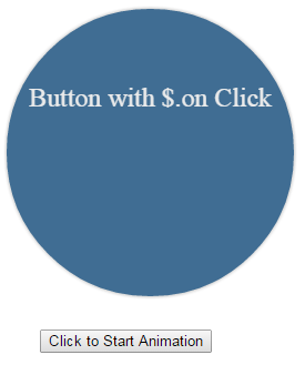 jquery on button