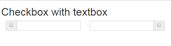 Bootstrap checkbox text