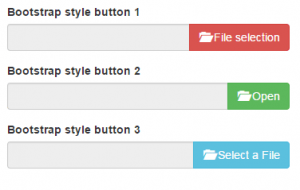 Bootstrap 3, 4, 5 / jQuery File Upload Buttons: 6 Demos
