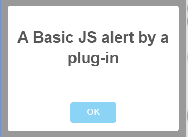 JavaScript alert