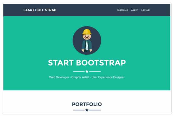 Bootstrap tempelate freelancer