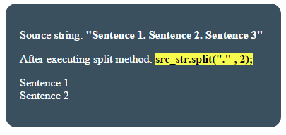 JavaScript split string limit