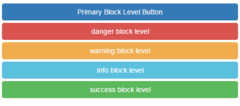 HTML button block