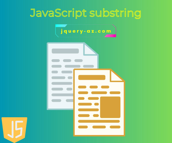 JavaScript substring method featured image