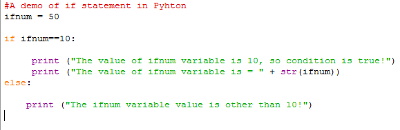 Python if else