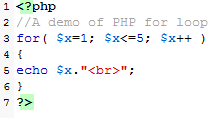 PHP for