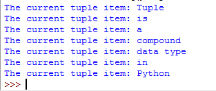 Python tuple strings
