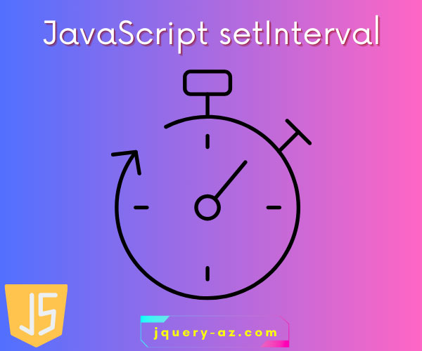 Tutorial image depicting the JavaScript setInterval method
