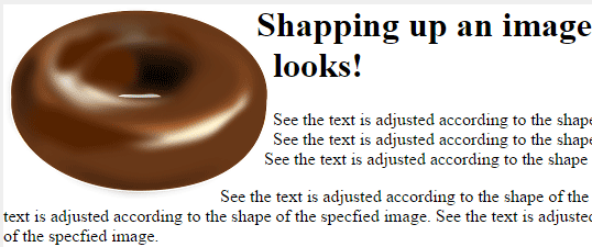 CSS shape image