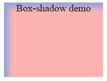 CSS box shadow inset