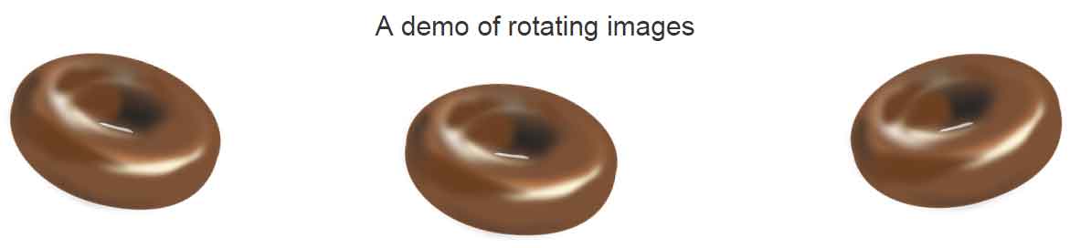 css rotate images