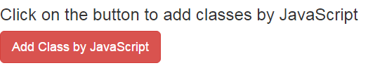 javascript classname
