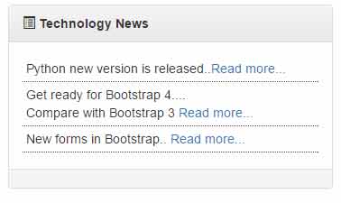 Bootstrap news ticker / slider with jQuery: 3 demos