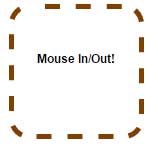 jQuery border animation mouse