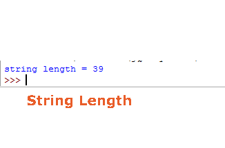 Python string length
