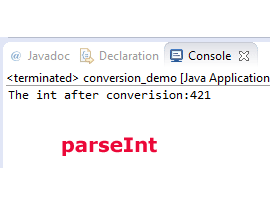 Java parseInt