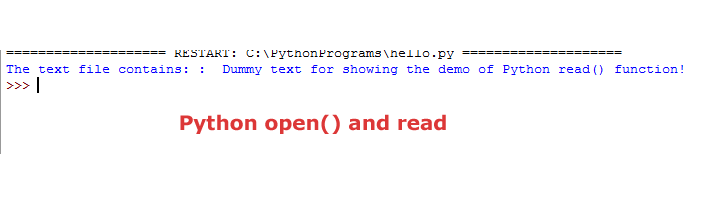 Python open