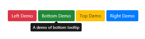 Bootstrap 4 tooltip