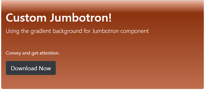 Bootstrap 4 Jumbotron custom