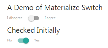 materialize switch