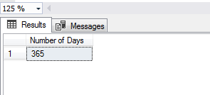 SQL DATEDIFF days