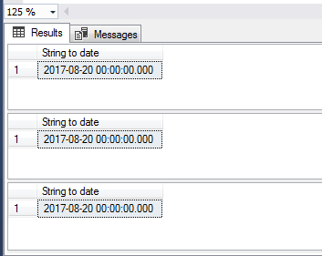 SQL CONVERT string date