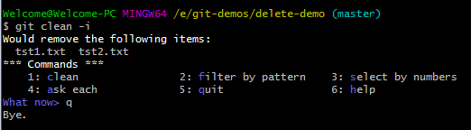Git untracked files