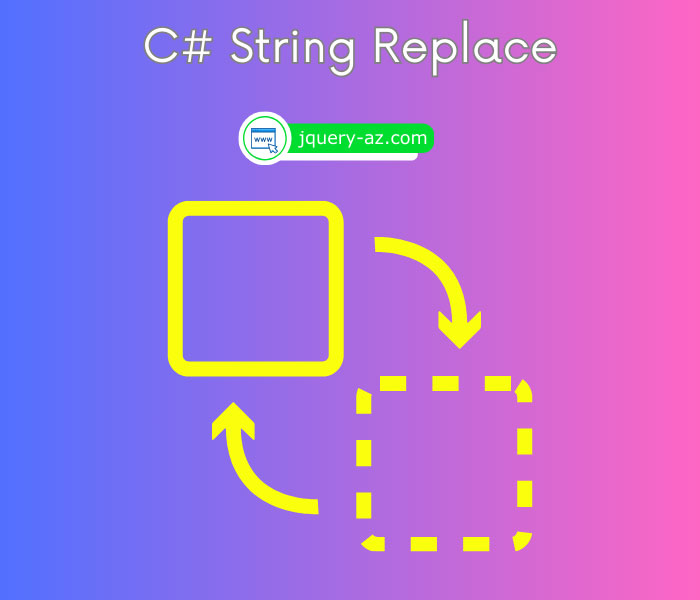 C# String replace method tutorial with examples