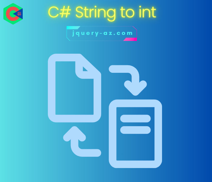 An image just to show int to string conversion in C#