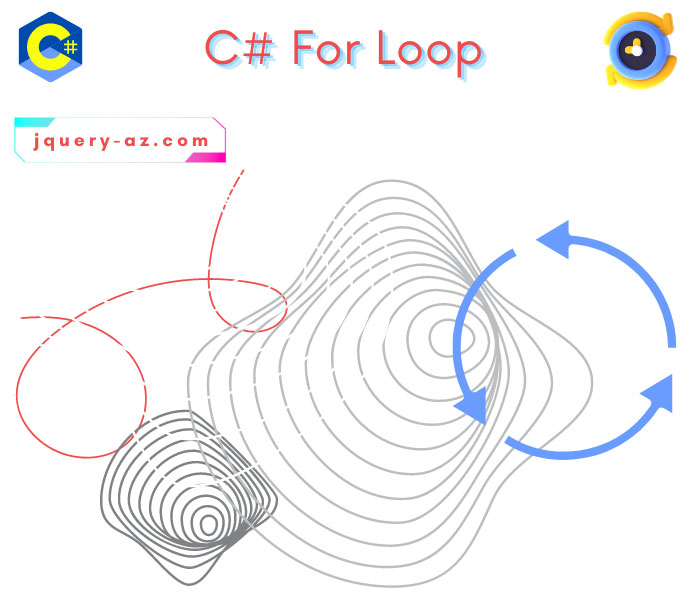 C# For loop graphical illustration