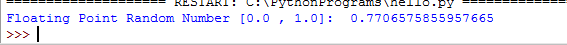 Python random