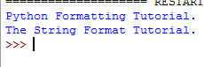Python string format