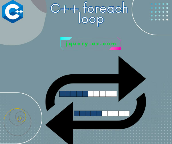 C++ foreach loop explained with examples