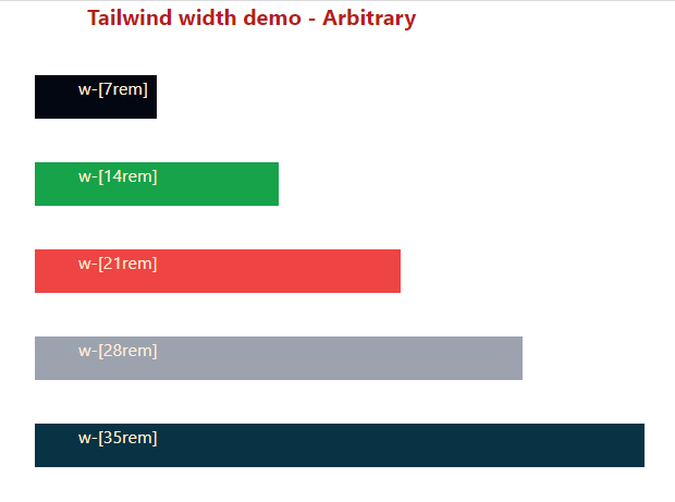 tailwind-width-arbitrar